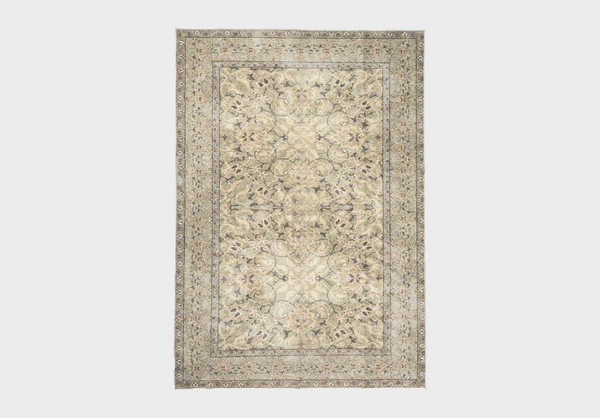 Double Motif chenille rug